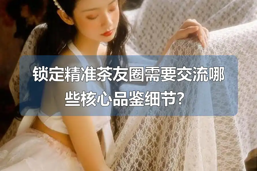 锁定精准茶友圈需要交流哪些核心品鉴细节？